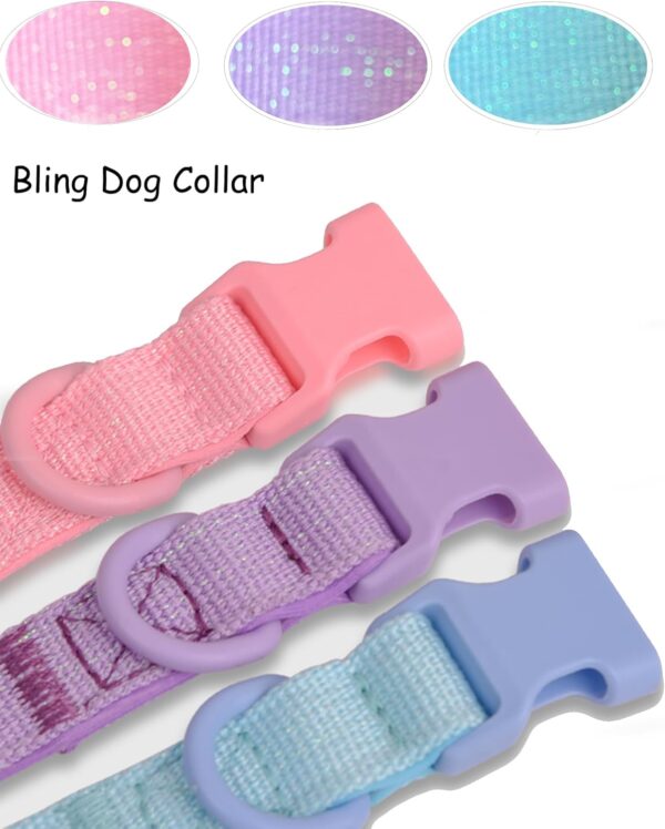 Airtag Holder Dog Collar for Small Medium Large, Airtag Dog Collar Holder Waterproof, Soft Padded Dog Collars with TPU Air Tag Device, Air Tag Dog Collar Waterproof. (S, Pink) - Image 4