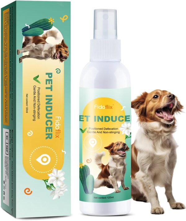 Dog Potty Training Spray,Potty Here Spray for Dogs for Indoors & Outdoor,Training Spray for Dogs to Pee in One Spot,Prevent Your Pet from Soiling The Carpet,120ML