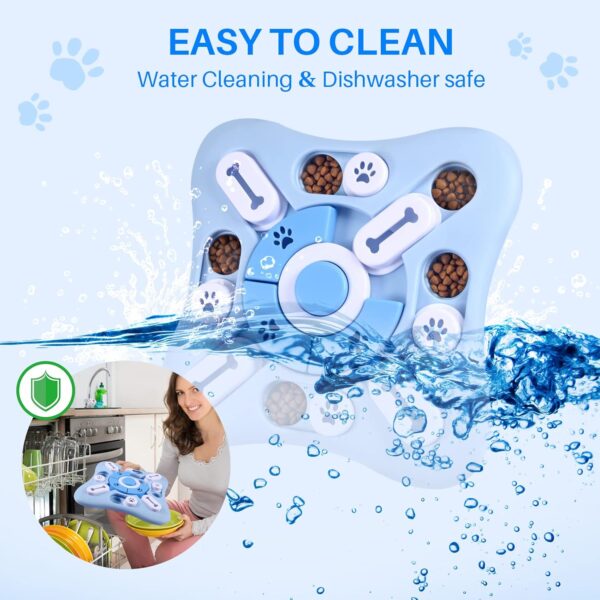 Interactive Dog Puzzle Toys for Large Medium Small Smart Dogs, Squeaky Enrichment Mentally Stimulation Toys for Training, Dog Treat Chew Toy for Puppy&Cats - Image 5