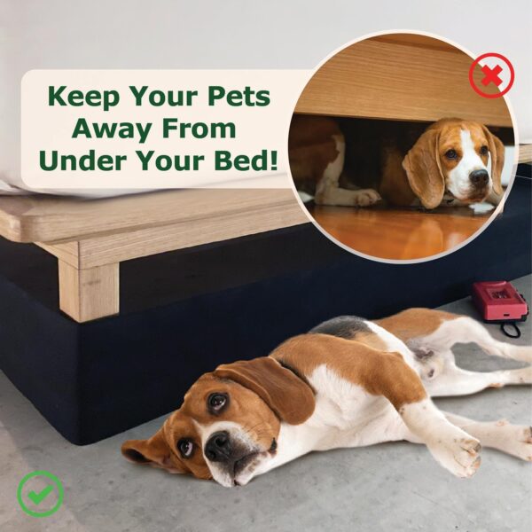 ECOHomes Under Bed Blocker for Pets | Under The Bed Gap Blocker Stretchable Elastic Band Strap Keeps Out Toys, Pet Dogs and Cats from Going Below Your Bed & Furniture Bottom Bumper (25 Ft by 6 Inch) - Image 3