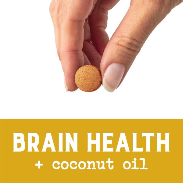 Dog Supplements Powered by Purina Brain Health Chewable Tablets with Coconut Oil - 4.02 oz. Canister - Image 2