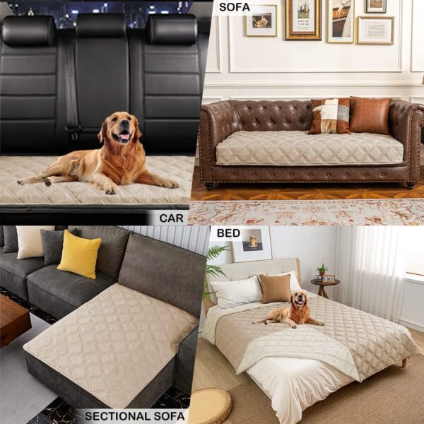 Waterproof & Reversible Dog Bed Cover Sofa, Couch Cover Furniture Protector for Pets,(82 * 102") - Image 6