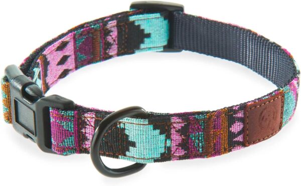 Embark Urban Dog Collar – Dog Collar Stylish & Durable Nylon Dog Collar for Large Dogs, Small Dogs & Medium Dogs.Comfortable Pet Collar Strong Buckles for Any Size Breed |Puppy Collars|