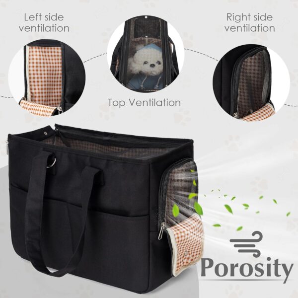 Dog Carriers for Small Dogs Portable Pet Carrier with 5 Large Pockets Breathable Cat Carrier Soft Dog Purse Ideal for Travel Outdoor Walking - Image 5