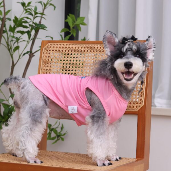 CuteBone Soft Dog Shirt Lightweight Small Puppy T-Shirts Pet Clothes Breathable Summer Vest Stretchy Outfit Cat Apparel BX08L-D - Image 5