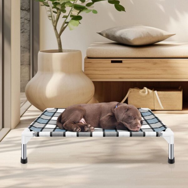 Elevated Dog Bed Raised Dog Bed - Dog Bed Pet Bed Dog Cot for Small Pet Taste Life, Start with A Pet Bed - Image 6