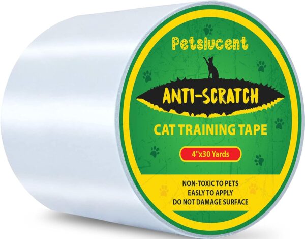 Petslucent Cat Scratch Furniture Protector Tape, Green, 4''x 30 Yards