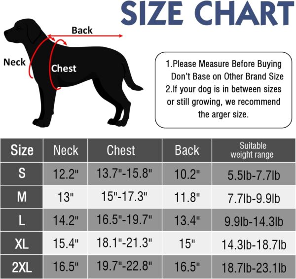 Dog Winter Coat,Warm Dog Jacket Paded Fleece Dog Vest with Built in Harness,Waterproof Windproof Reflective Cozy Adjustable Snow Pet Coat Clothes with Zipper for Small Medium Dogs - Image 2