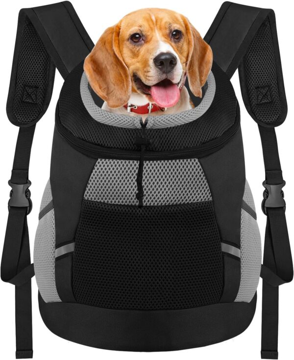 Dog carrier backpack dog carriers for small dogs Breathable head out Design with reflective safe Dog backpack carrier for Small Medium Dogs Cats