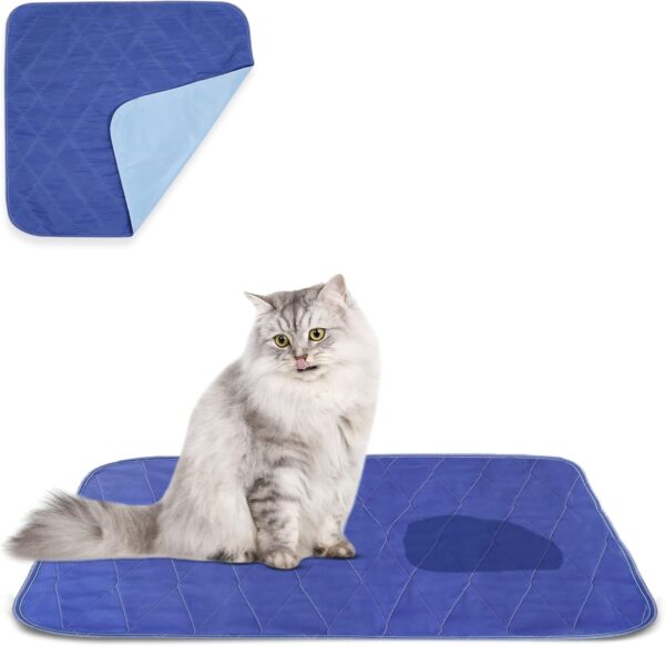 Beck’s USA Made Reusable Pet Pee Pads for Dog & Cat Pee Problems|Advanced Leak Free Design + Color Change Wetness Indicator| 1 Pad= 500 Disposable |Crate Training Waterproof Puppy Pad or Cat Pee Pad - Image 2