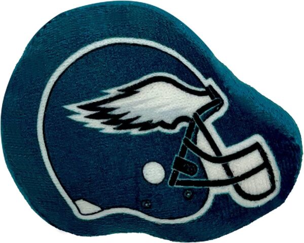 BEST PLUSH CAT TOY NFL PHILADELPHIA EAGLES Complete Set of 3 piece Cat Toys filled with Fresh Catnip. Includes: 1 Helmet Cat Toy, 1 Football Cat Toy with Feathers & 1 Beer Bottle. Beautiful Team LOGOS - Image 4