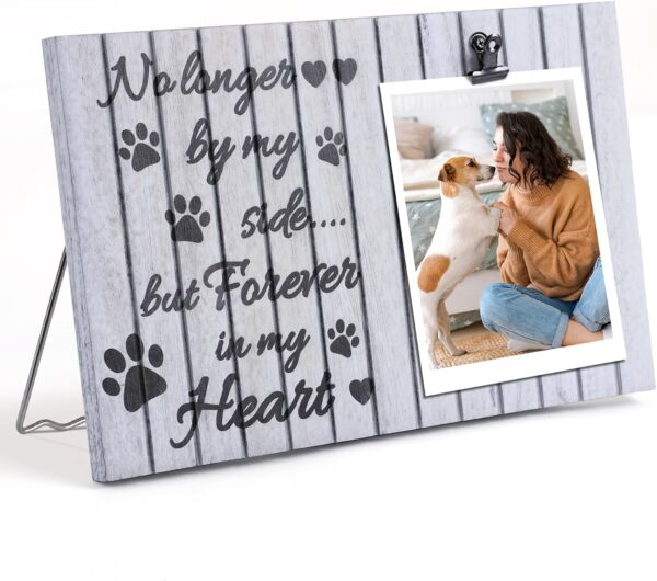 Pet Memorial Picture Frame Cat or Dog Frame 4x6 Photo Frame Pet Loss Gifts