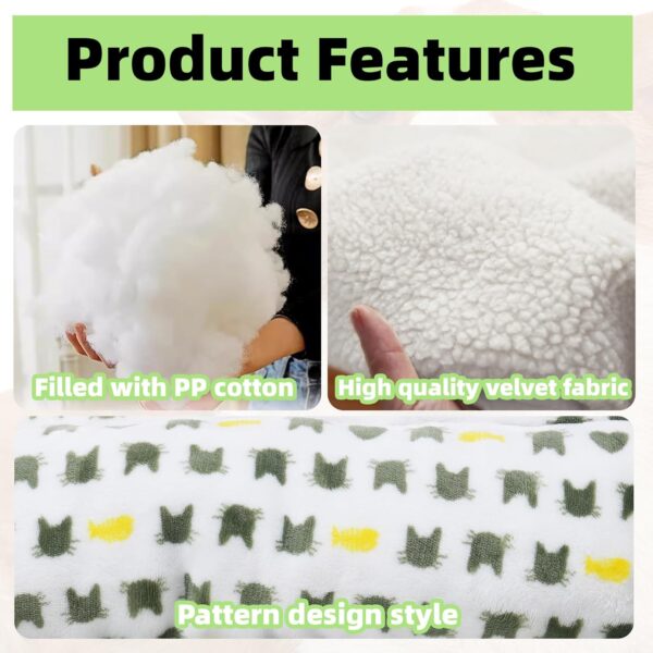 Dog Sofa Bed, Anti-Anxiety Bed for Medium Dog, Rectangle Washable Bed with White Mattress, Medium … - Image 3