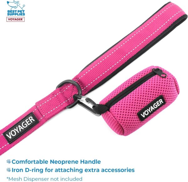 Voyager Step-in Lock Adjustable Cat Harness w. Cat Leash Combo Set with Neoprene Handle 5ft - Supports Small, Medium and Large Breed Cats by Best Pet Supplies - Fuchsia, XXS - Image 4