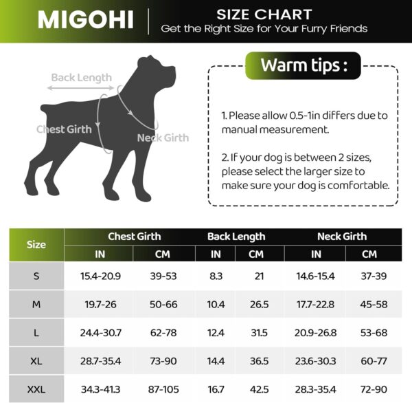 MIGOHI Dog Life Jacket, Reflective Dog Swimming Vest with High Flotation and Rescue Handle, Ripstop Dog Lifesaver for Small Medium Large Dogs, Pet Safety Water Vest for Swimming Boating Surfing - Image 5