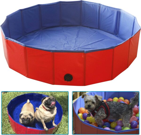 Artilife Whelping Pen for Dogs,Whelping Box for Dogs and Puppies,Dog Birth Supplies,Portable Whelping Pool Whelping Box,Whelping Box for Small Dogs(32" Dia.x8 H) - Image 8