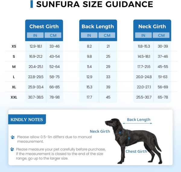 SUNFURA Dog Life Jacket, Reflective Dog Life Vest Dog Swimming Vest with High Flotation for Boating, Adjustable Lightweight Dog Life Preserver with Rescue Handle for Small Dogs, Blue XS - Image 5