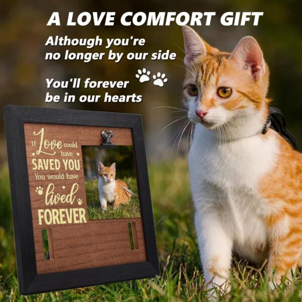 Pet Memorial Picture Frame - Heartfelt Dog & Cat Bereavement Gifts for Loss of Pet, Dog Memorial, Sympathy Gift - Image 4