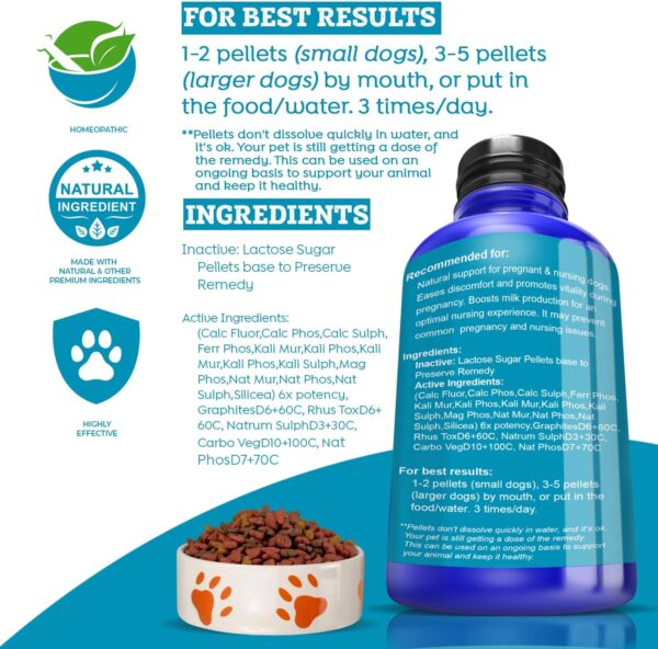 Healthy Animals 4Ever Supports Pregnancy, Boosts Lactation May Prevent Potential Pregnancy & Nursing Issues Safe, Caring, Natural Support Solution Fast Acting Formula Guarantee - Image 2