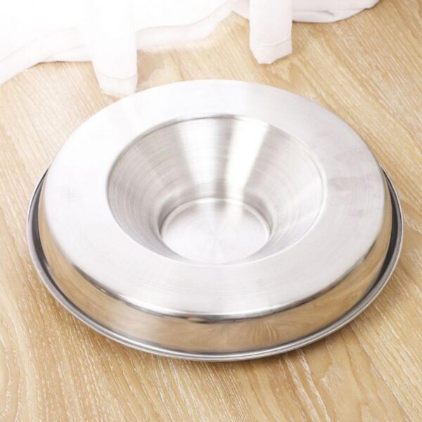 Dog Bowl Slow Feeder Stainless Steel Food and Water Dish Metal Dish Cat Bowls for Indoor Cats Tray - Image 5