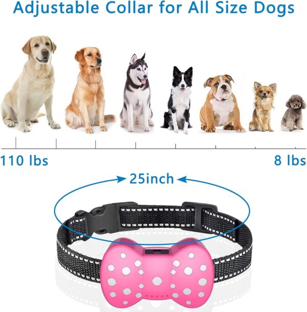 Dog Training Collar Damping Collar Remote 3000 feet 3 Training Modes with Vibration Buzzer Control Dog Training Collar Effectively Prevent Trainers from Wrong Signals (Pine+Black) - Image 3