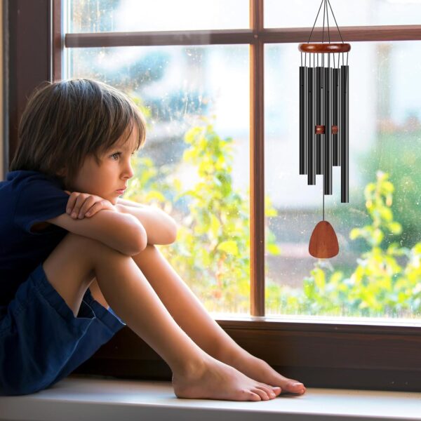 Pet Dog Memorial Wind Chimes Sympathy Gifts for Dog Lover Remembrance Gift in Memory Wind Chimes for Loss of Dog (Design-2) - Image 4