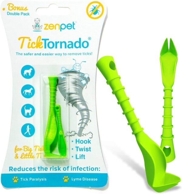 ZenPet Tick Remover for Dogs & Cats & People - Value Pack - Easy and Fast Tick Removal Tool (3 Packs)