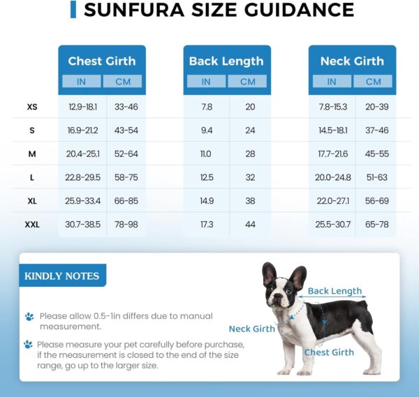 SUNFURA Dog Shark Life Jacket, Adjustable Dog Life Vests for Swimming, Ripstop Dog Lifesaver Puppy Life Jackets with High Flotation, Pet Life Preserver Swimsuits for Small Medium Dogs, Blue S - Image 5