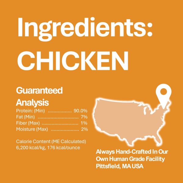 Whole Life Pet Freeze Dried Chicken Cat Treats - Human Grade - One Ingredient - Sourced and Made in The USA - Image 6