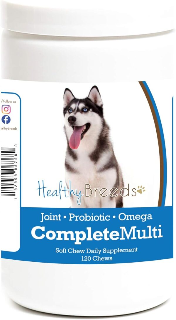 Healthy Breeds Siberian Husky All in One Multivitamin Soft Chew 120 Count