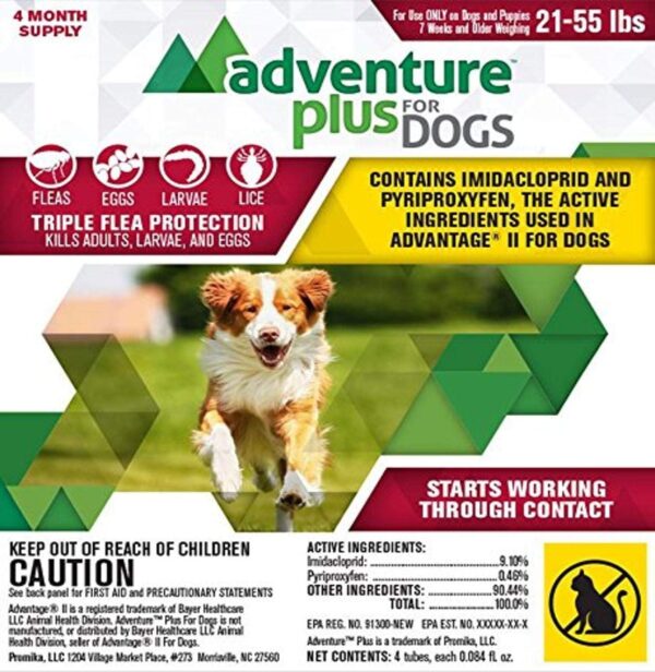 Adventure Plus for Dogs 4pk 21-55lb