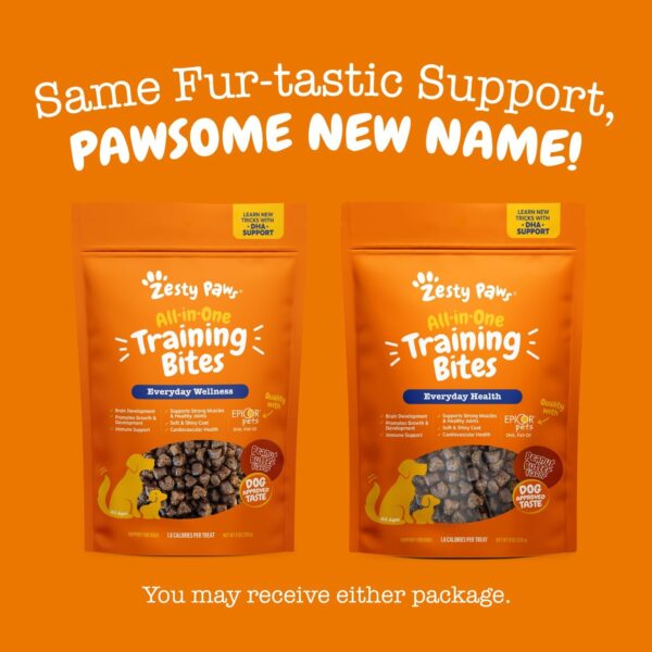 Zesty Paws Training Treats - Support Joint, Muscle, Immune Health - Fish Oil Omega 3 Fatty Acids - PB Flavor - 12oz - Image 7