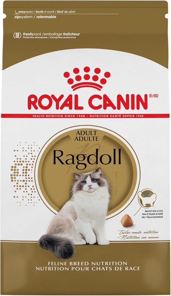 Royal Canin Ragdoll Breed Adult Dry Cat Food, 7 lb bag