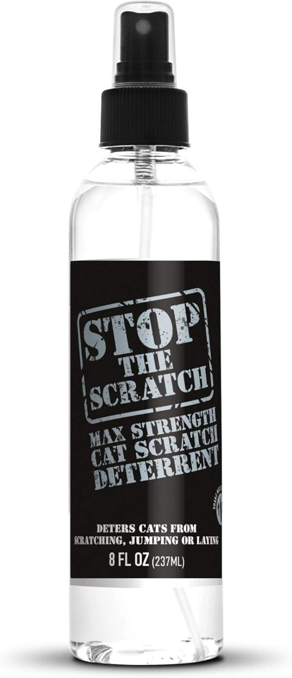 Emmy's Best EBPP Stop The Scratch Cat Spray Deterrent for Kittens and Cats - Non-Toxic, Safe for Plants, Furniture, Floors and More Cat Deterrent Spray with Rosemary Oil