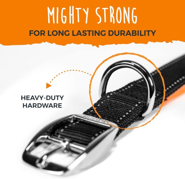 Mighty Paw Ultra Soft Dog Collar - Ultimate Comfort with Soft Neoprene Padding - All-Metal Adjustable Buckle for Large & Small Dogs - Mighty Strong for Long Lasting Durability - Fun in All Climates - Image 5