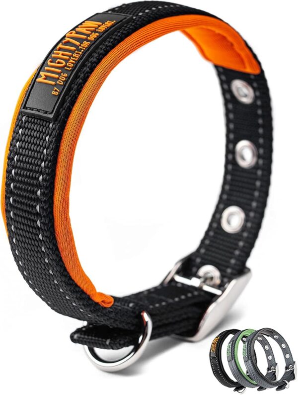 Mighty Paw Ultra Soft Dog Collar - Ultimate Comfort with Soft Neoprene Padding - All-Metal Adjustable Buckle for Large & Small Dogs - Mighty Strong for Long Lasting Durability - Fun in All Climates