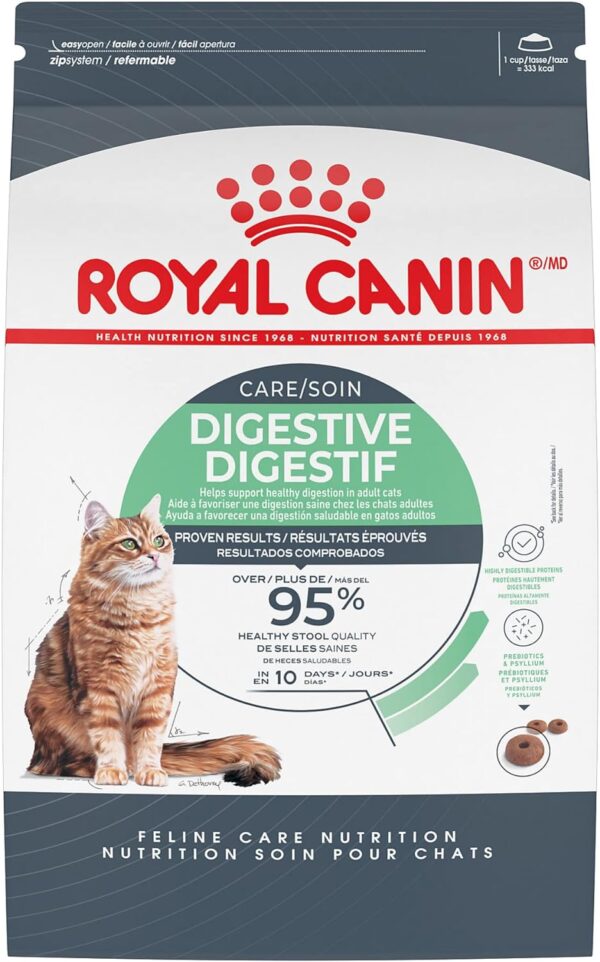 Royal Canin Digestive Care Dry Cat Food, 3 lb. bag