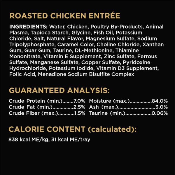 SHEBA PERFECT PORTIONS Cuts in Gravy Wet Cat Food Trays (24 Count, 48 Servings), Roasted Chicken Entrée, Easy Peel Twin-Pack Trays - Image 5