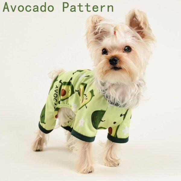 Dog Clothes for Small Dogs Boy Girl, Dog Pajamas Tiny Chihuahua Yorkie Spring Summer Shirt, Cute Puppy Outfit Pjs Jumpsuit Cat Onesie Apparel Pet Clothes - Image 6