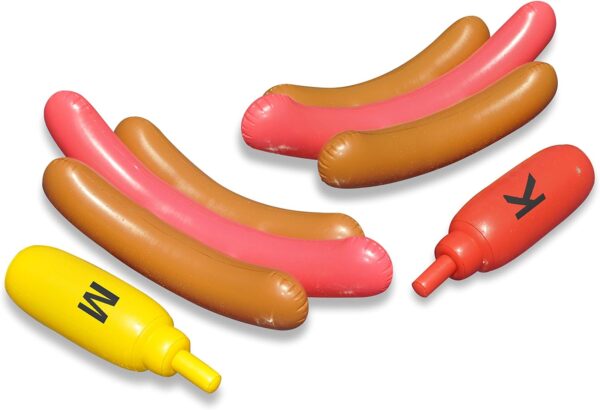 Swimline Hotdog Battle Pool Float , Brown