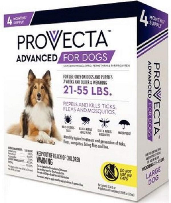 4 Doses Advanced for Dogs, Large/21-55 lb