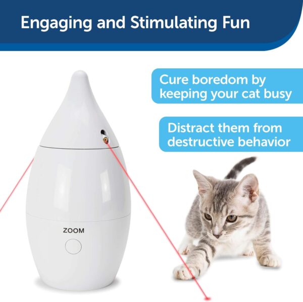 PetSafe Zoom Rotating Laser Cat Toy – includes 2 Interactive Laser Lights - Image 5