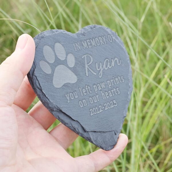 Pet Memorial Gifts, Personalized Pet Memorial Stones, Pet Remembrance Gift, in Memory of Dog Cat, Loss of Pet Sympathy Gift, Dog Memorial Gifts for Loss of Dog, Pet Loss Gifts - Image 4