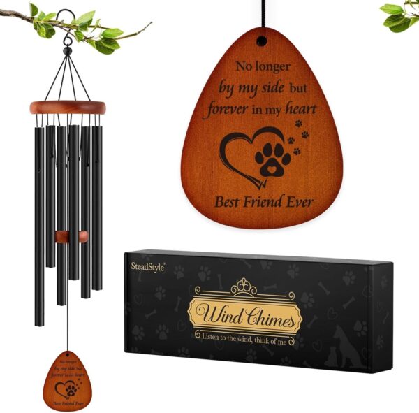 SteadStyle Dog Memorial Gifts for Loss of Dog, Pet Memorial Wind Chimes, Loss of Dog Sympathy Gift, Dog Remembrance Gift, Pet Loss Gifts