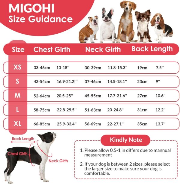 MIGOHI Dog Life Jacket Large,Dog Life Jacket,High Flotation Dog Life Vest for Swimming Surfing Boating English Bulldog,Reflective Pet Lifesaver Preserver,Dog Vest Harness Dog Beach Essentials,Red,L - Image 4