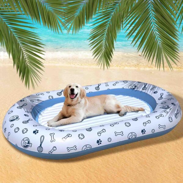 Large Dog Floatie for Pool - Pet Pool Raft and Float with Durable Design - Dog Pool Raft - Perfect Pet Pool Float for Summer Fun - Image 4