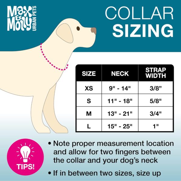 Max & Molly Black Sheep Dog Collar with Safety QR Code Dog Tag - Soft, Adjustable, & Waterproof Collar, Cute Animal Print Designs for Both Girl and Boy Dogs & Puppies, Medium - Image 5