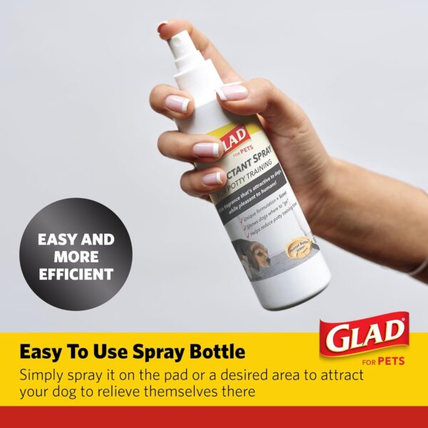 Glad for Pets Attractant Spray for Potty Training Dogs & Puppies, Peanut Butter Scent, 16oz - Effective Dog Potty Training Spray, Indoor or Outdoor Dog Potty Training Aid, 16oz Bottle - Image 5