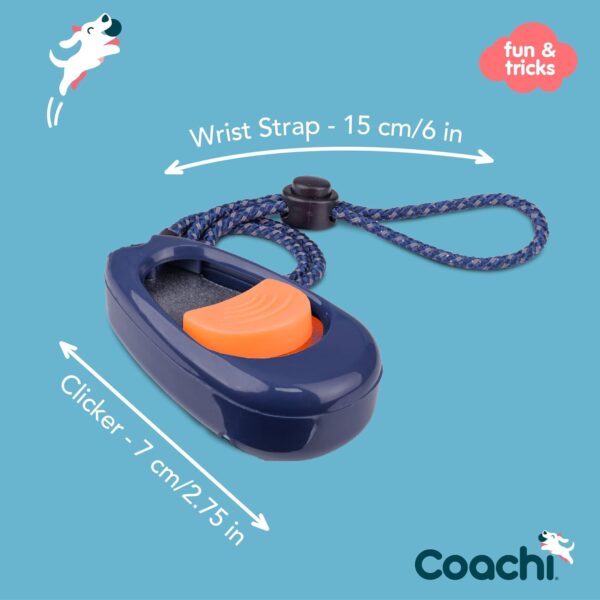 Coachi Multi-Clicker, Dog Accessory, Volume Control with 3 settings, Easy to Click, Adjustable Wrist Strap, Dog Clicker, For Dog Training, Including Sensitive Dogs and Puppies - Image 4