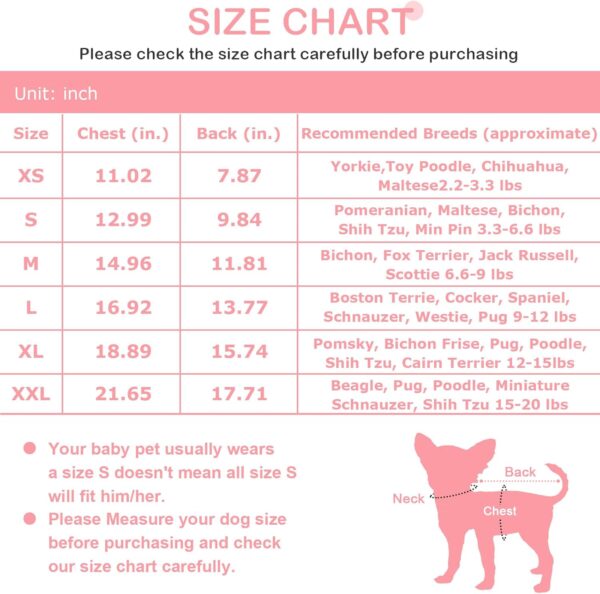 Dog Pajamas for Small Dogs Girl Boy Yellow Duck Soft Material Stretchable Dog Clothes Pjs Puppy Onesie Outfits for Sized Doggie Spring Summer Shirts Sleeper Pet Costume Cat Jammies - Image 5